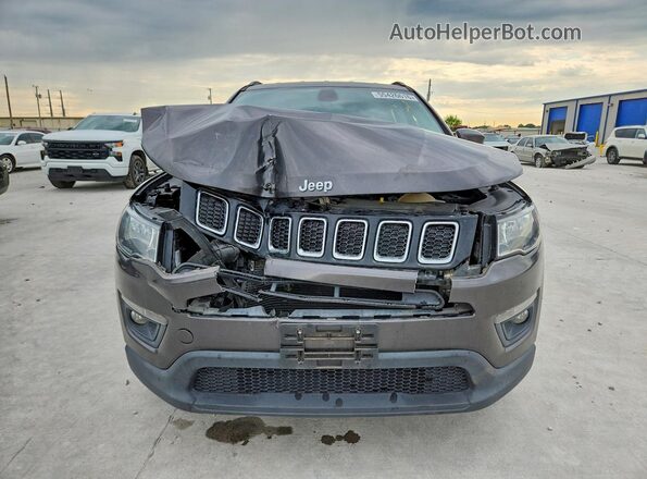 3C4NJCBB8KT658237 2019 JEEP COMPASS Gray Front view