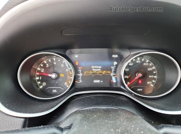 3C4NJCBB8KT658237 2019 JEEP COMPASS Gray Instrument cluster view