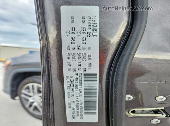 3C4NJCBB8KT658237 2019 JEEP COMPASS Gray VIN sticker view