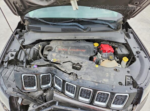3C4NJCBB8KT658237 2019 JEEP COMPASS Gray Engine compartment view