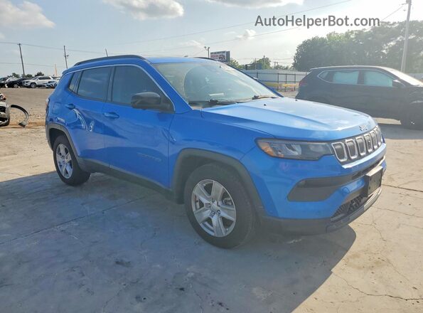 3C4NJCBB8NT103566 2022 JEEP COMPASS Blue Przód prawy