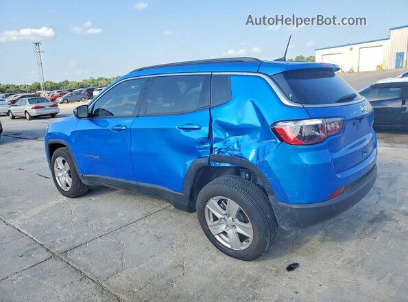 3C4NJCBB8NT103566 2022 JEEP COMPASS Blue Tył lewy