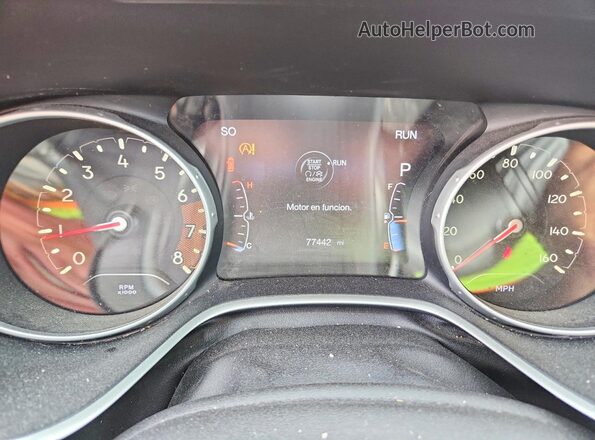 3C4NJCBB9JT471314 2018 JEEP COMPASS Угольный Вид щитка приборов