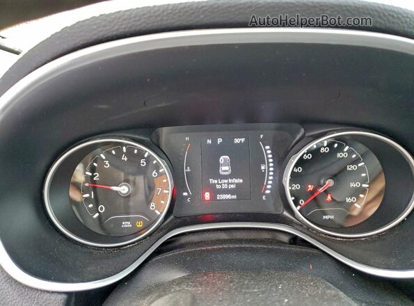 3C4NJCBB9MT527501 2021 JEEP COMPASS White Вид щитка приладів