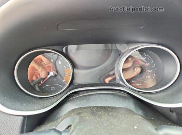 3C4NJCBBXHT661357 2017 JEEP COMPASS Black Instrument cluster view