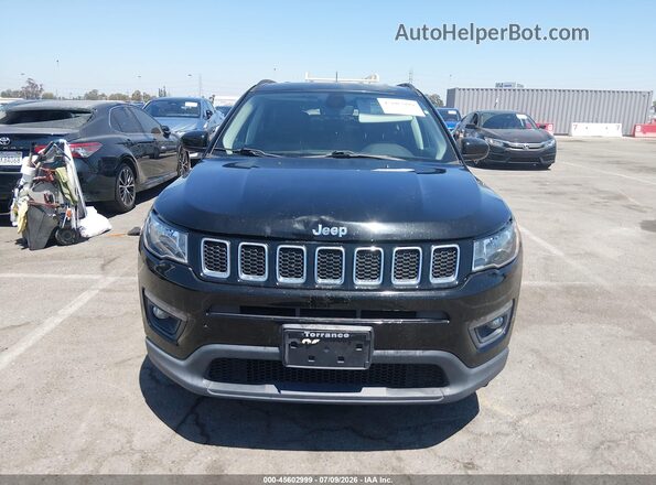 3C4NJCBBXJT466607 2018 JEEP COMPASS Black უკანა სალონის ხედი
