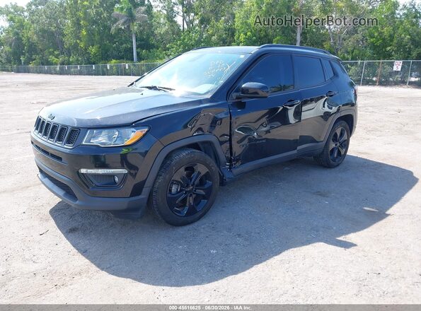 3C4NJCBBXMT509993 2021 JEEP COMPASS Black Vista tres cuartos delantera izquierda
