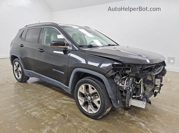 3C4NJCCB0LT198605 2020 JEEP COMPASS Black Przód prawy