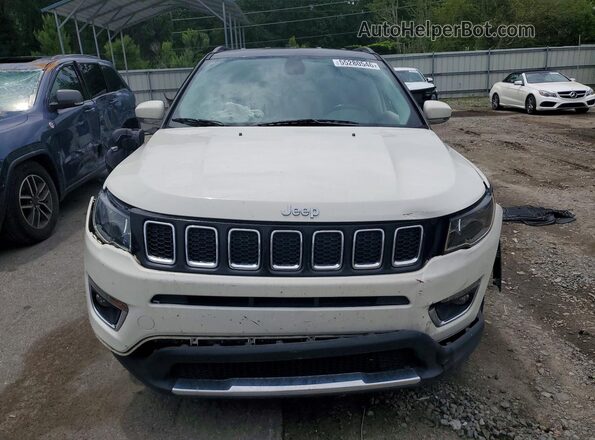 3C4NJCCB1KT699078 2019 JEEP COMPASS White Widok z przodu