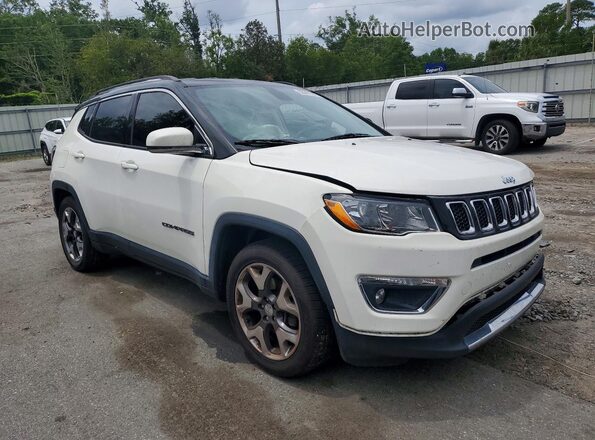 3C4NJCCB1KT699078 2019 JEEP COMPASS White Przód prawy