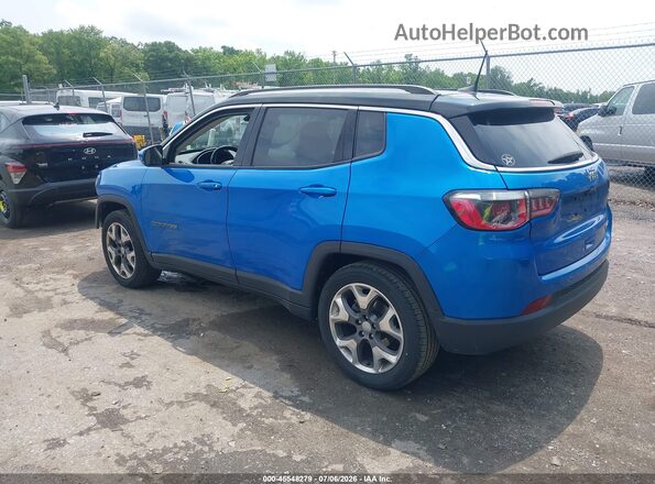 3C4NJCCB1LT115327 2020 JEEP COMPASS Blue Задня ліва чверть