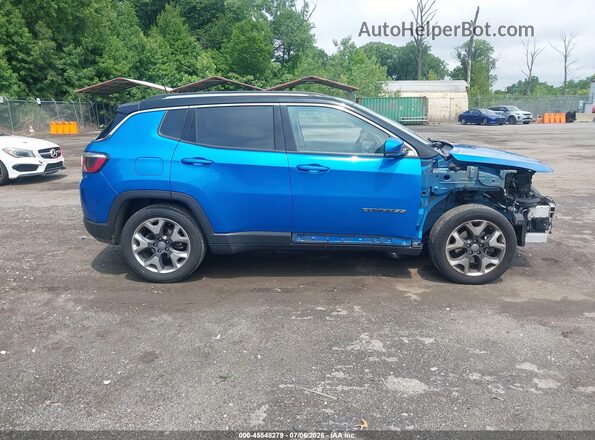 3C4NJCCB1LT115327 2020 JEEP COMPASS Blue Панорамний вид салону 360°