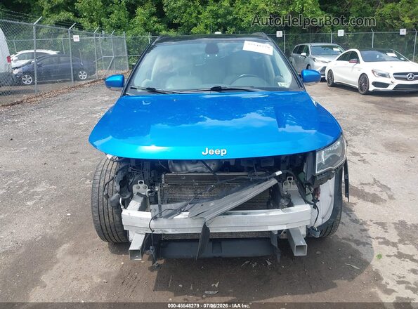 3C4NJCCB1LT115327 2020 JEEP COMPASS Blue Вид задньої частини салону