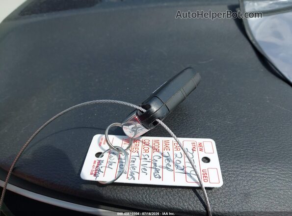 3C4NJCCB1MT539107 2021 JEEP COMPASS Серый Вид панели приборов