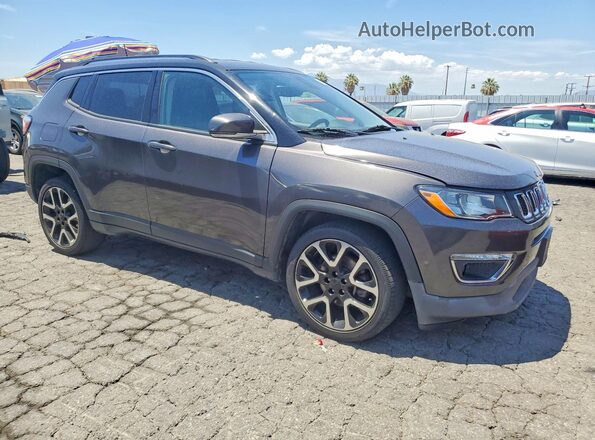 3C4NJCCB2KT615074 2019 JEEP COMPASS Gray Przód prawy