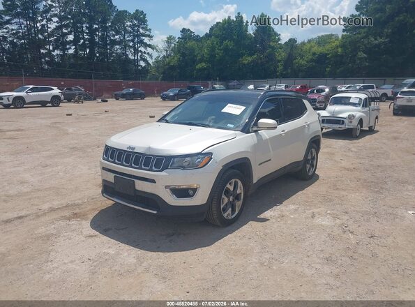 3C4NJCCB3JT361664 2018 JEEP COMPASS White Передня ліва чверть