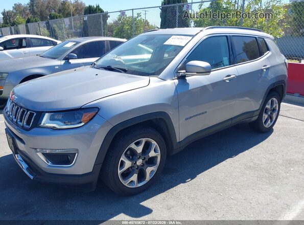 3C4NJCCB3JT406053 2018 JEEP COMPASS Silver Передня ліва чверть