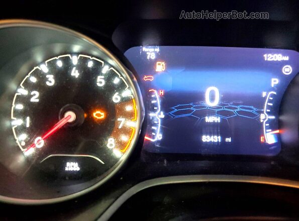 3C4NJCCB3MT555650 2021 JEEP COMPASS White Widok zestawu wskaźników