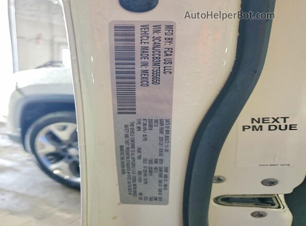 3C4NJCCB3MT555650 2021 JEEP COMPASS White Widok naklejki z numerem VIN