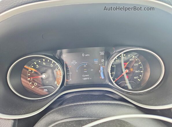 3C4NJCCB4LT152825 2020 JEEP COMPASS Gray Vista del cuadro de instrumentos