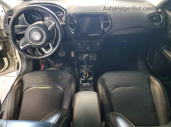 3C4NJCCB5LT122457 2020 JEEP COMPASS White წინა პანელის ხედი