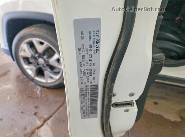 3C4NJCCB5LT122457 2020 JEEP COMPASS White VIN კოდის სტიკერის ხედი
