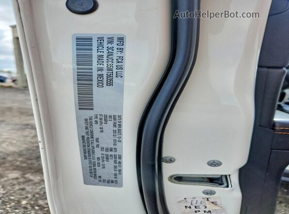 3C4NJCCB5MT563555 2021 JEEP COMPASS White VIN კოდის სტიკერის ხედი
