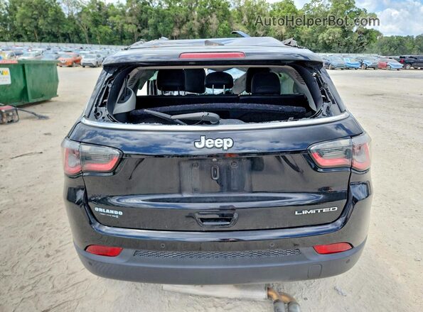 3C4NJCCB6JT240756 2018 JEEP COMPASS Black Rear view