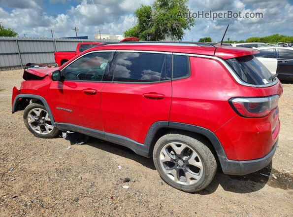 3C4NJCCB6JT357883 2018 JEEP COMPASS Red Tył lewy