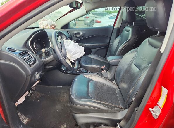 3C4NJCCB6JT357883 2018 JEEP COMPASS Red Widok wnętrza z przodu