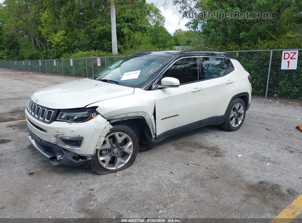 3C4NJCCB6MT597245 2021 JEEP COMPASS White Przód lewy