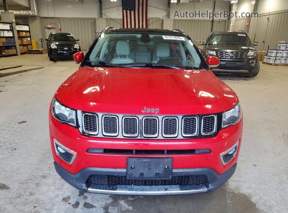 3C4NJCCB7LT180019 2020 JEEP COMPASS Red Вид спереду