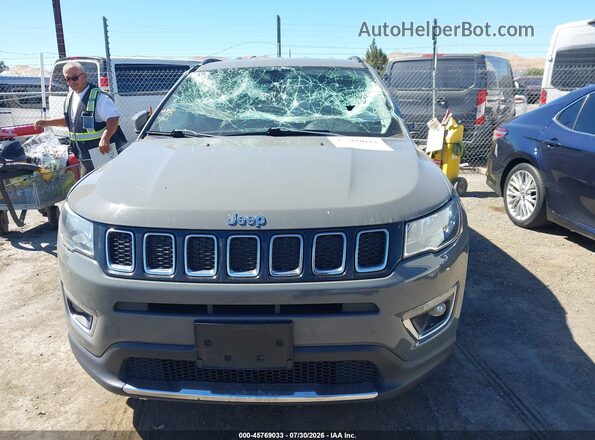 3C4NJCCB8LT154416 2020 JEEP COMPASS Gray ხელსაწყოთა პანელის ხედი