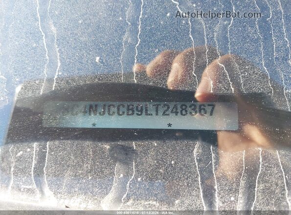 3C4NJCCB9LT248367 2020 JEEP COMPASS Black ძრავის განყოფილების ხედი