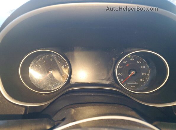 3C4NJCCBXJT248035 2018 JEEP COMPASS White Instrument cluster view