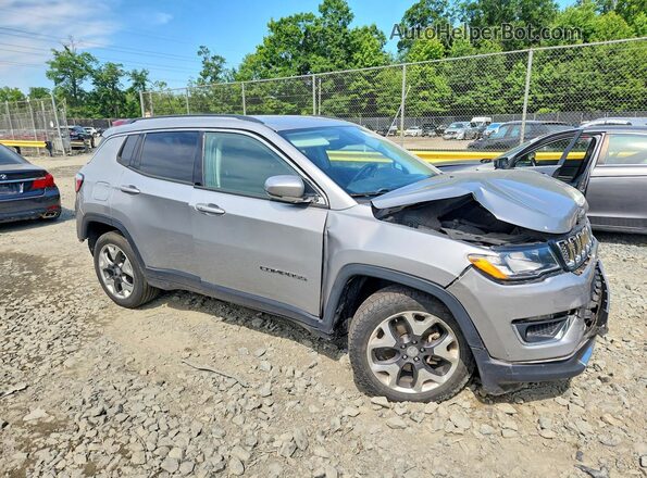 3C4NJCCBXKT788602 2019 JEEP COMPASS Silver Przód prawy