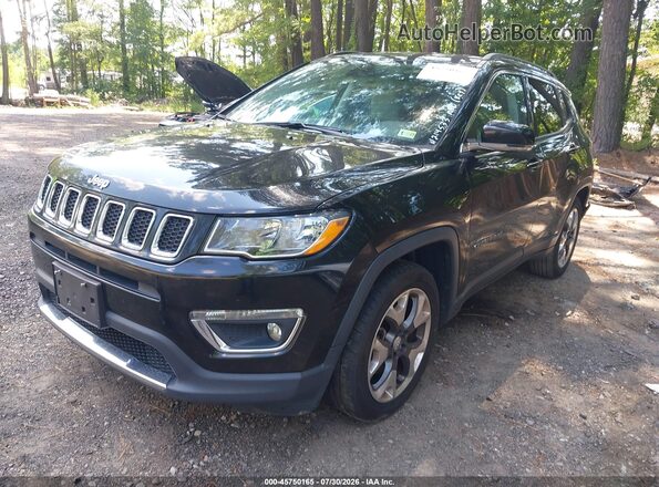 3C4NJCCBXLT191855 2020 JEEP COMPASS Black Առջևի ձախ երեք քառորդ տեսարան