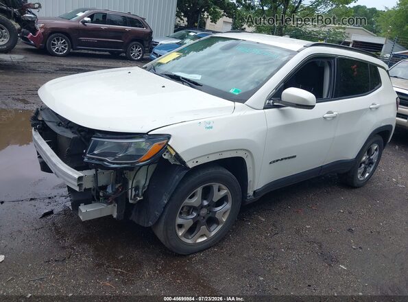 3C4NJCCBXLT218536 2020 JEEP COMPASS White Przód lewy