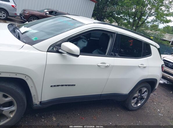 3C4NJCCBXLT218536 2020 JEEP COMPASS White Widok wnętrza 360 stopni