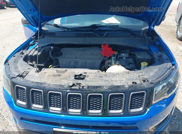 3C4NJCEB4MT532844 2021 JEEP COMPASS Blue Vista trasera
