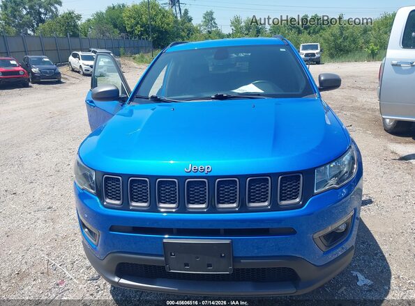3C4NJCEB4MT532844 2021 JEEP COMPASS Blue Vista del cuadro de instrumentos