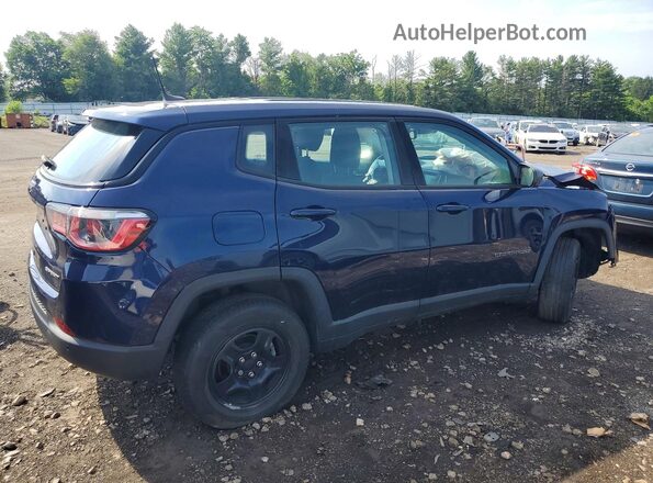 3C4NJDAB0JT256749 2018 JEEP COMPASS Blue Հետևի աջ