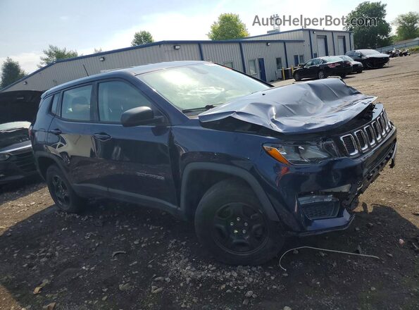 3C4NJDAB0JT256749 2018 JEEP COMPASS Blue Առջևի աջ