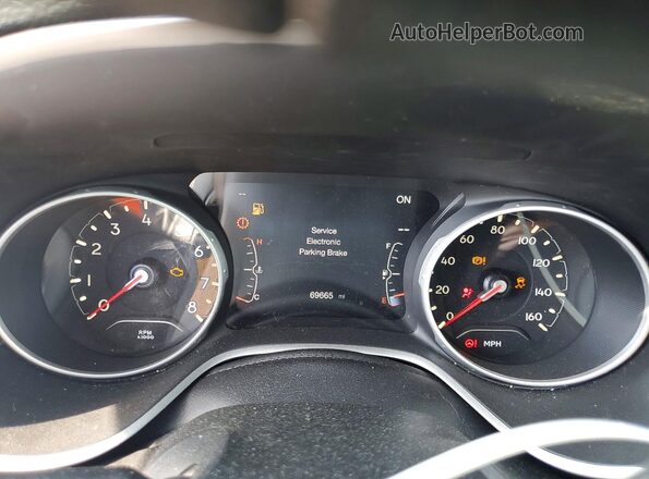 3C4NJDAB0JT256749 2018 JEEP COMPASS Blue Սարքավորումների վահանակի տեսք