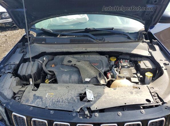 3C4NJDAB0JT256749 2018 JEEP COMPASS Blue Սալոնի հետևի տեսք