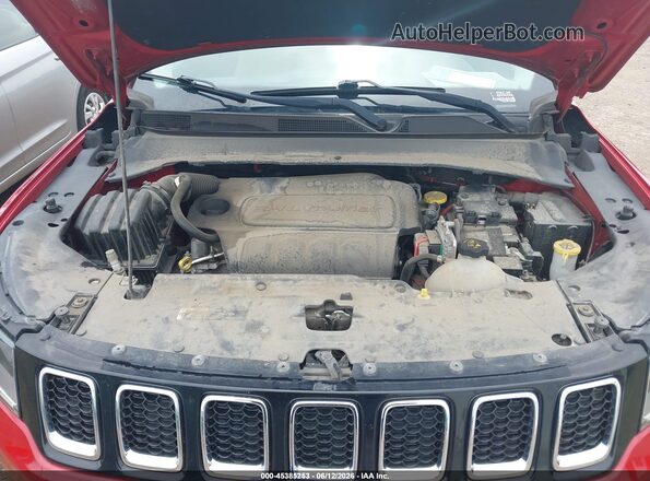 3C4NJDAB0JT334379 2018 JEEP COMPASS Красный Вид сзади