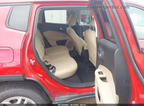 3C4NJDAB0JT334379 2018 JEEP COMPASS Красный Вид наклейки с VIN-кодом