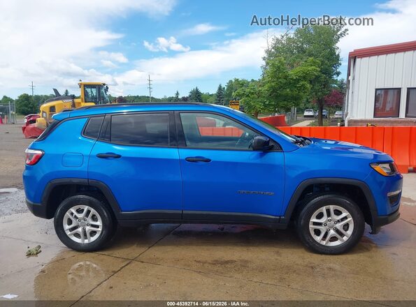 3C4NJDAB0JT413759 2018 JEEP COMPASS Blue Rear interior view