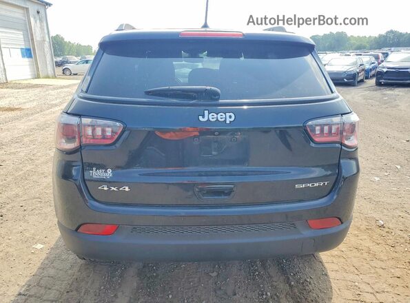 3C4NJDAB0JT455154 2018 JEEP COMPASS Black Rear view
