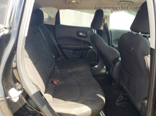 3C4NJDAB0JT455154 2018 JEEP COMPASS Black Rear interior view